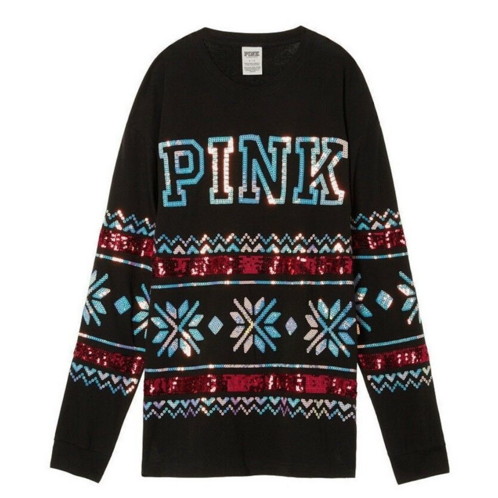 Christmas Fair Isle Sequin Bling Limited Edition